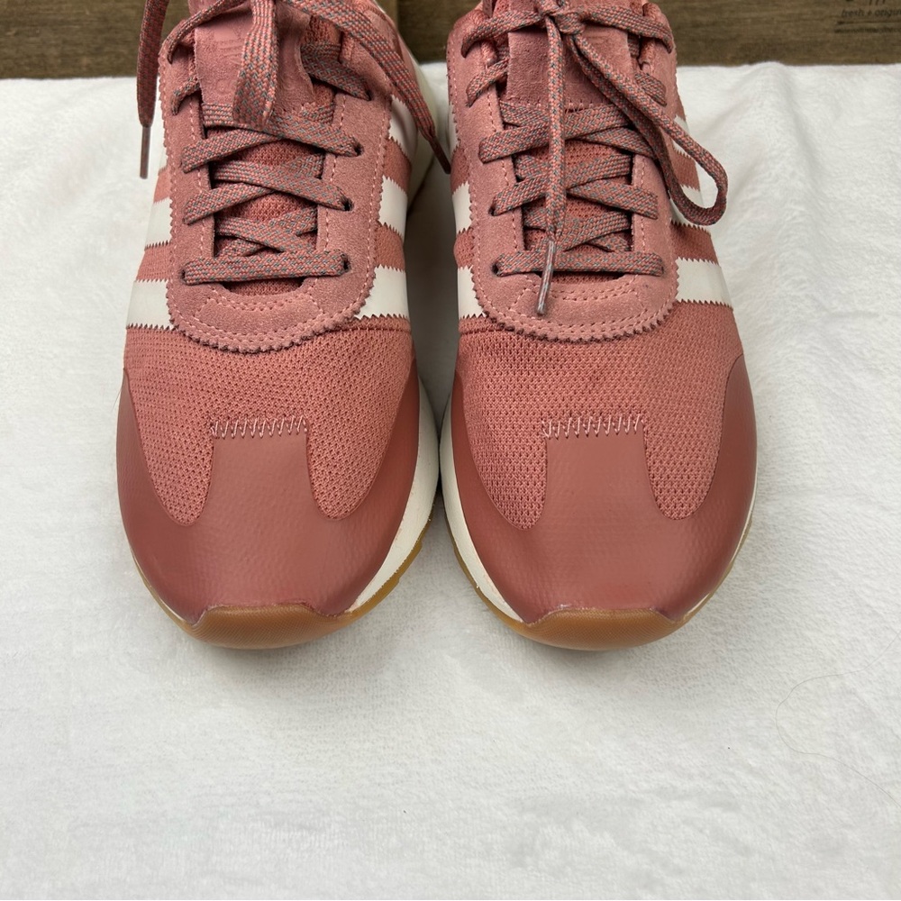 adidas Women's Rose and White Sneakers - Picture 6 of 15